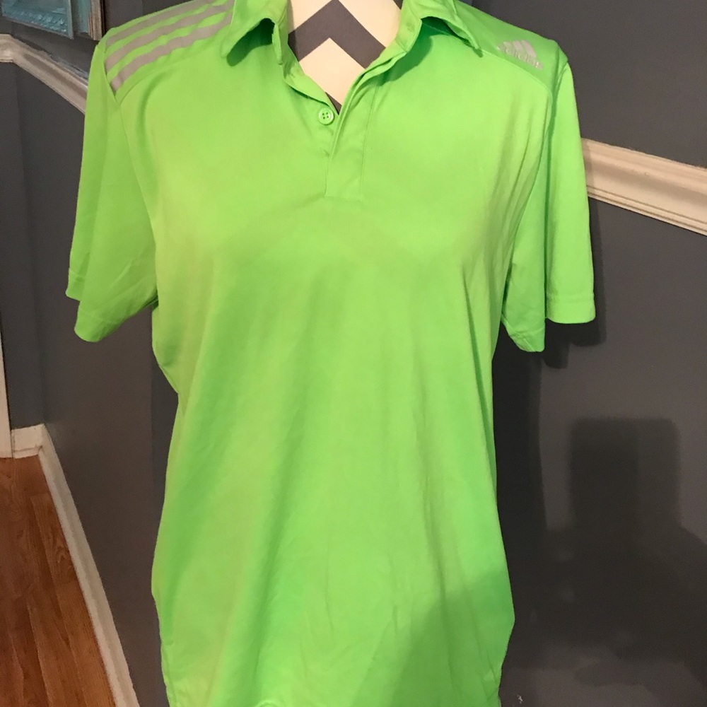 MENS ADIDAS CLIMALITE POLO SIZE M